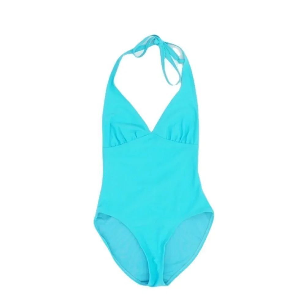 Old Navy Blue Tie neck triangle swimsuit sz S